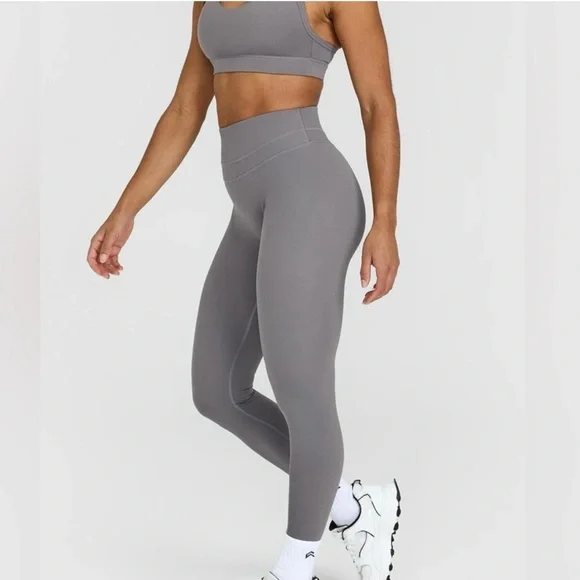 Oner Active Unified High Waisted Leggings - Charcoal Gray Size L - Picture 3 of 9